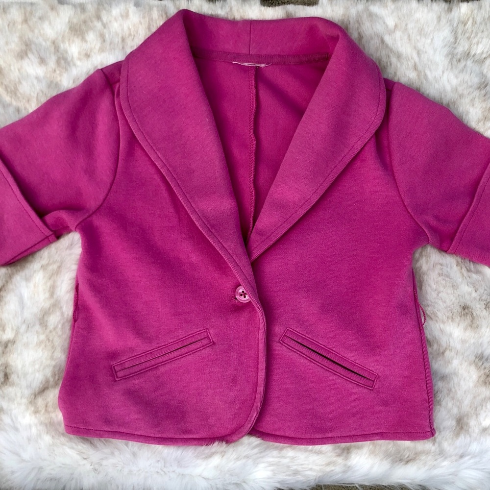 Girls’ short sleeved blazer
